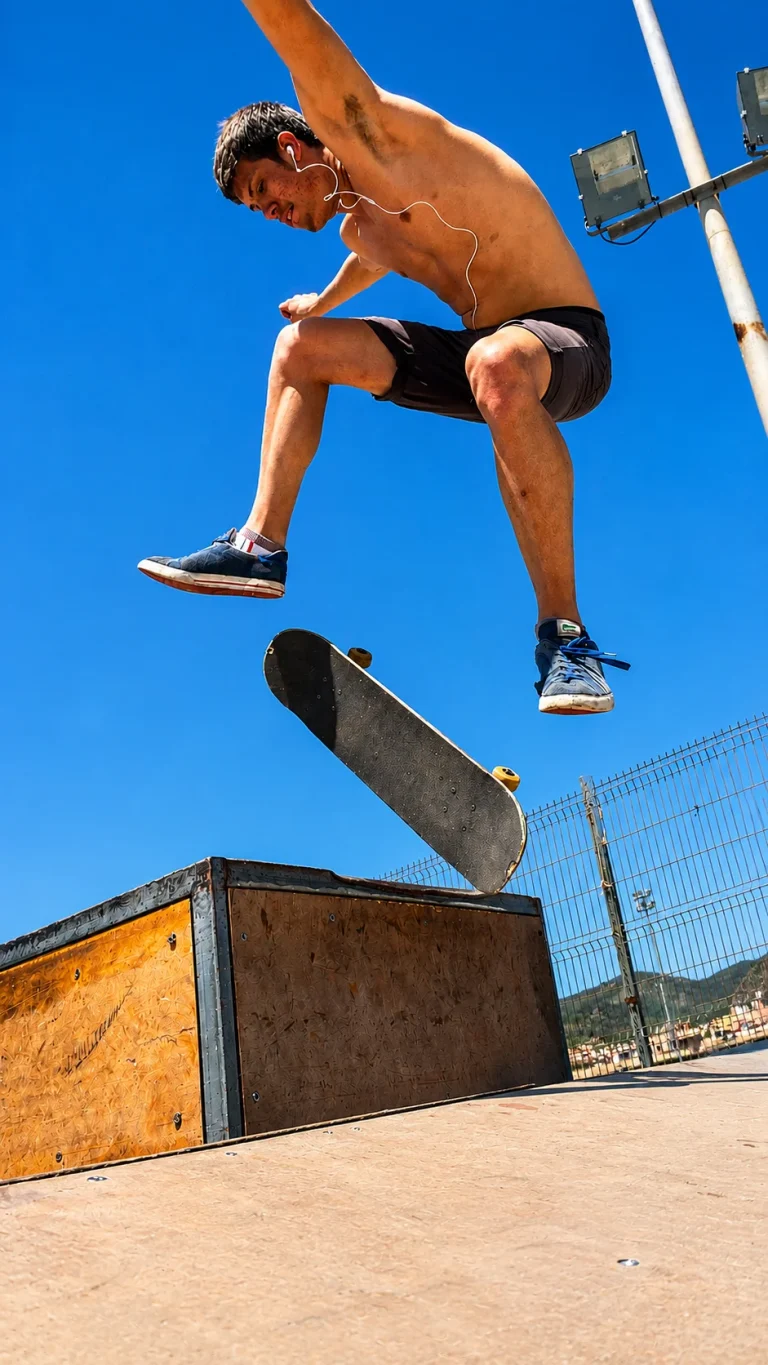 Practicando Skate